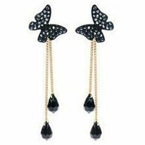 ** BRAND NEW ** BEAUTIFUL BUTTERFLY WATERDROP TASSEL EARRINGS